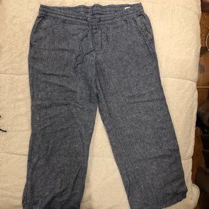 Old Navy Bermuda linen and rayon pants